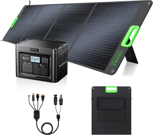 Miniatura 11 de GRECELL Estación de energía portátil de 330 W con panel solar de 100 W, estación de energía portátil de 288.6 Wh, generador solar de 330 W, salidas