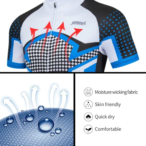 Miniatura 3 de Camisetas de ciclismo de verano para hombre, de manga corta, de secado rápido, para ciclismo de montaña, para carreras, traje de ciclismo
