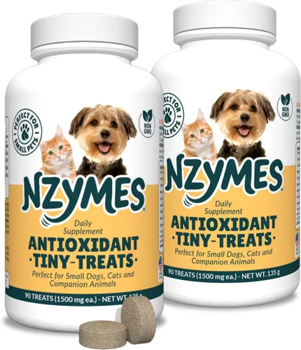 Miniatura 9 de Nzymes® Golosinas antioxidantes – para articulaciones de perros, caderas, parálisis, piel, abrigo, pérdida de cabello, envejecimiento, digestión