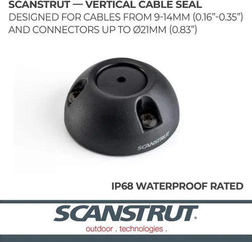Miniatura 2 de Scanstrut DS21B-P-BLK Sello de cable para conectores de hasta 0.827 in, cables 0.354-0.551 in - negro