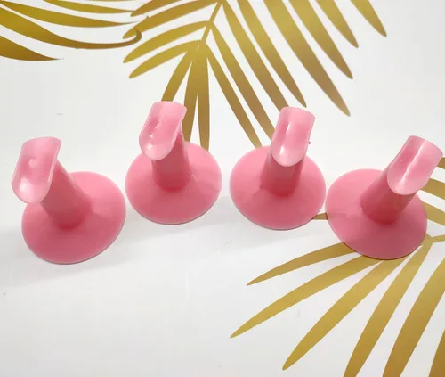 Miniatura 3 de Soporte de plástico para dedos, soporte profesional para arte de uñas, para salón de pintura, soporte práctico de accesorios de diseño