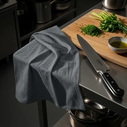 Miniatura 7 de Utopia Kitchen Toallas de Saco de Harina Gris Claro [Paquete de 12 - 28 x 28 Pulgadas] Paños de Té de Algodón 100% para Limpiar y Secar - Paño