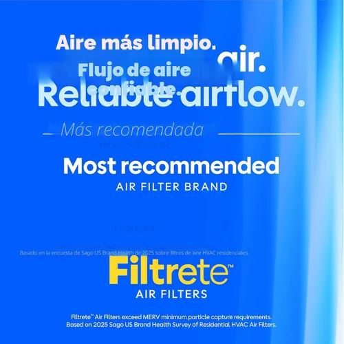Miniatura 4 de Filtrete - Filtro de aire para caldera de aire acondicionado, 20 x 25 x 1 pulgadas, MERV 11, MPR 1000, defensa contra micro alérgenos, filtro