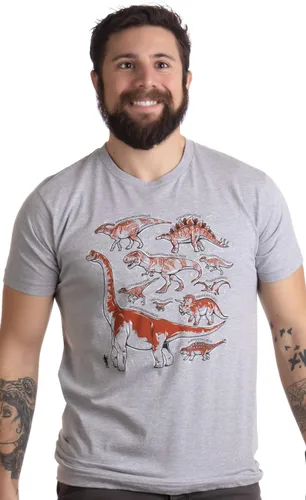 Miniatura 8 de Dinosaur Species Disfraz de fiesta de fanáticos de dinosaurio T-Rex Raptor Camiseta para hombres y mujeres