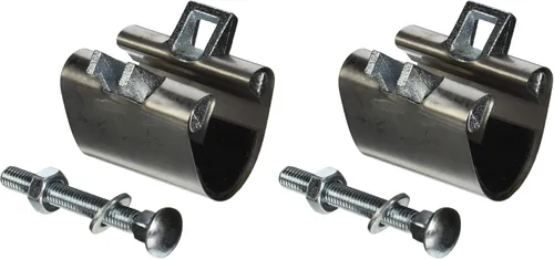 Miniatura 5 de Eastman Abrazadera de reparación de tubería IPS de 1 pulgada, 3 pulgadas de longitud, acero inoxidable, 45185