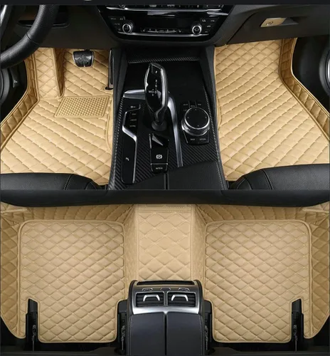 Miniatura 18 de ARAAO Alfombrillas de automóvil personalizadas para hombres y mujeres, sedán, SUV, automóvil, deportivo, antideslizantes, de lujo, (todo negro)