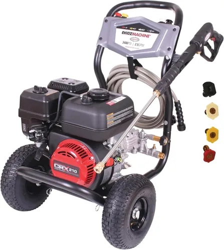 Miniatura 10 de Simpson Lavadora a presión de gas de limpieza de 2900 PSI, lavadora residencial de 2.4 GPM con manguera de sifón, manguera de 25 pies, máquina