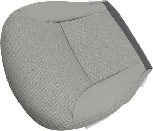 Miniatura 8 de GXARTS Funda de asiento de piel perforada para el lado del conductor y del pasajero, color gris, compatible con Lexus ES300 ES330 2002 2003 2004