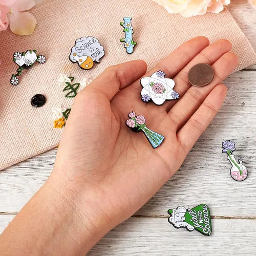 Miniatura 21 de Pandahall - Broches esmaltados de aleación con varios temas, broche de solapa, juego de pines esmaltados