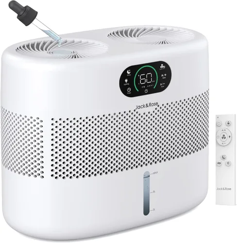Humidificador evaporativo de mecha reutilizable para dormitorio, humidificador silencioso y saludable para bebé, sin polvo blanco, humidificador