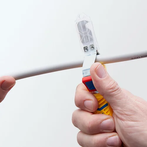 Miniatura 5 de Jokari 10280 Secura - Cuchillo pelacables para todos los cables redondos estándar, n.º 28 de alto, 6.7 in de largo x 1.1 in de ancho x 1.4 in de alto