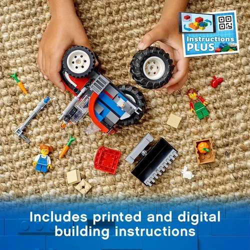 Miniatura 5 de LEGO City Grandes Vehículos Tractor 60287 - Juego de juguetes de construcción para niños, niñas y niños a partir de 5 años (148 piezas)