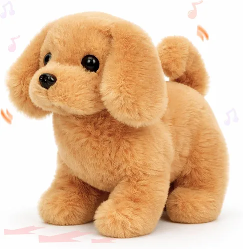Miniatura 12 de Hopearl - Juguete de peluche electrónico interactivo de unicornio con sonidos y movimientos, camina y tiene un cuerno luminoso; regalo para niños