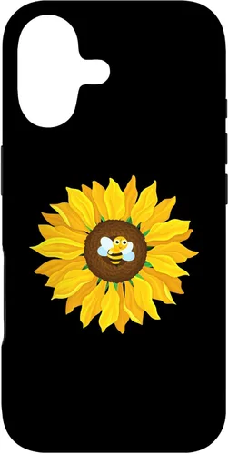 Cute Bumblebee Sunflower Bee Honeybee Floral Flower Lover Case for iPhone 17
