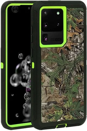 Funda para Galaxy S22 Ultra Defender, diseño de camuflaje, funda híbrida a prueba de golpes, diseño de doble capa, cubierta dura diseñada para