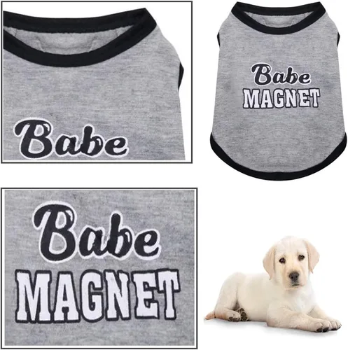 Miniatura 6 de Paquete de 2 ropa para perros pequeños, chicos y cachorros, camisa para Chihuahua, Yorkies, verano, mascota, perro, gato, transpirable, cómoda