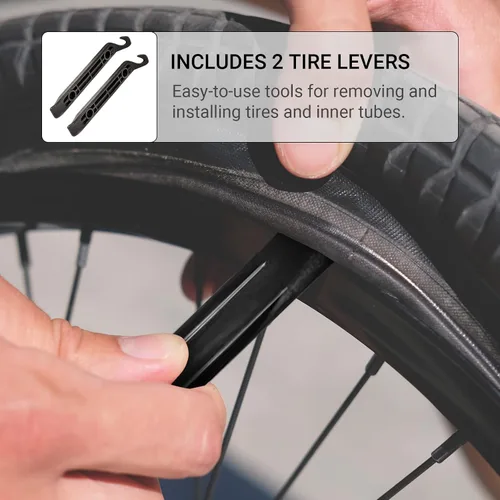 Miniatura 5 de CALPALMY Paquete de 2 tubos de bicicleta 700c, 700 x 35/43c, válvula Schrader y válvula Prseta, compatible con 700x35C 700x36C 700x37C 700x38C