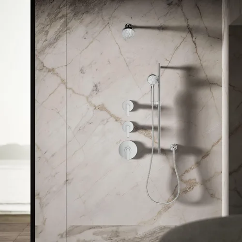 Miniatura 10 de Kohler 72419-H-CP Awaken® G110 Cabezal de ducha de tres funciones, 1,5 gpm, cromo pulido