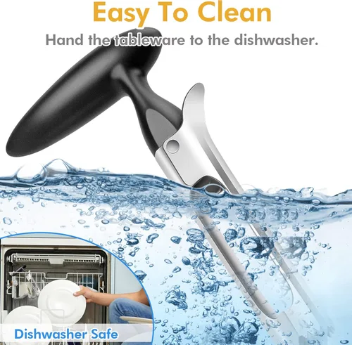 Miniatura 7 de Descorazonador de manzana, herramienta descorazonadora de manzana de acero inoxidable premium, mango ergonómico resistente, fácil de usar y limpiar
