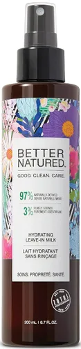 Better Natured Tratamiento hidratante sin enjuague con leche en aerosol | Hidrata, suaviza, desenreda | Vegano | Sin parabenos