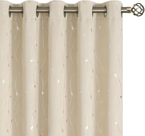 Miniatura 59 de BGment Cortinas cortas de oscurecimiento de habitación de 45 pulgadas de largo para ventanas pequeñas, cortinas con aislamiento térmico con ojales