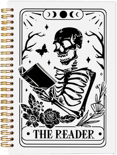 Miniatura 19 de Cuaderno gótico en espiral, diario gótico para parejas, cuaderno gótico para mujeres y hombres escritura, cuaderno de espiral para parejas de 8.3 x