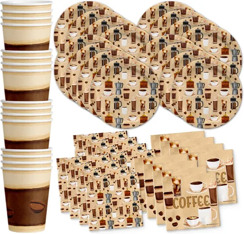 Miniatura 15 de Suministros de fiesta temática mexicana - Juego de platos de tacos con servilletas y tazas Kit para 16