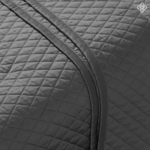 Miniatura 5 de BIOWEAVES Colchas 100% algodón orgánico tamaño Queen – Colchas acolchadas con costuras de diamante – Juego de colcha de gran tamaño para todas