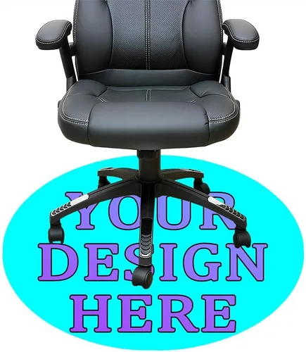 Miniatura 103 de Tapete redondo personalizado para silla de escritorio de oficina, diseño de tu propio logotipo de foto, texto, alfombrillas circulares