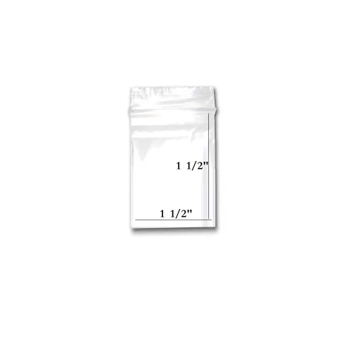 Miniatura 2 de 200 bolsas de plástico transparente de 6 x 9 pulgadas, bolsas de polietileno con cierre resellable de 2 mil con cierre resellable Claro