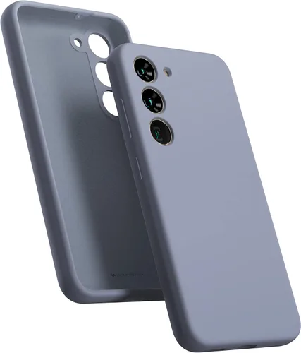 Miniatura 7 de GOOSPERY Funda de silicona líquida compatible con Samsung Galaxy S23, suave al tacto, protección de cuerpo completo, a prueba de golpes, con forro