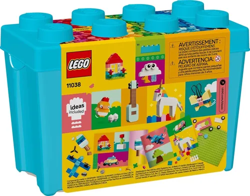 Miniatura 7 de LEGO Bloques de construcción clásicos y vibrantes de caja de ladrillos – Juguetes sensoriales y de aprendizaje para niños y niñas, a partir de 4