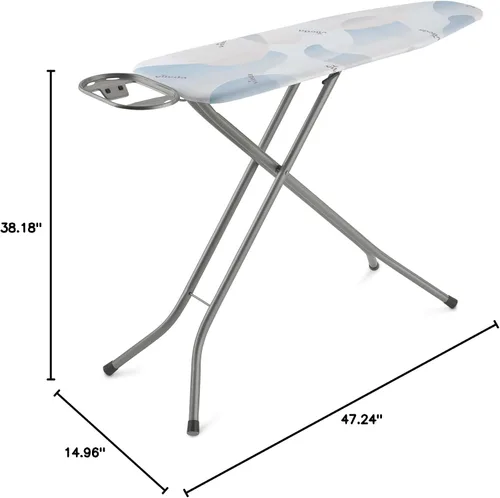 Miniatura 5 de Vileda Bravo - Tabla de planchar (metal, 47.2 x 15.0 in), color azul