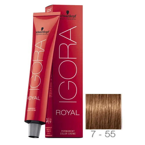 Miniatura 20 de Schwarzkopf - Tinte permanente para el cabello Igora Royal 6-88, rubio rojo extra oscuro, 2.1 onzas