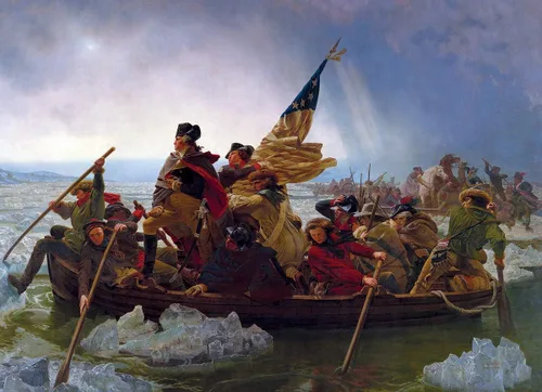 Miniatura 2 de Washington cruzando el Delaware de Emanuel Leutze