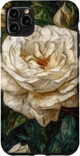 Miniatura 12 de Funda para iPhone 13 Van Gogh Art White Flower White Roses