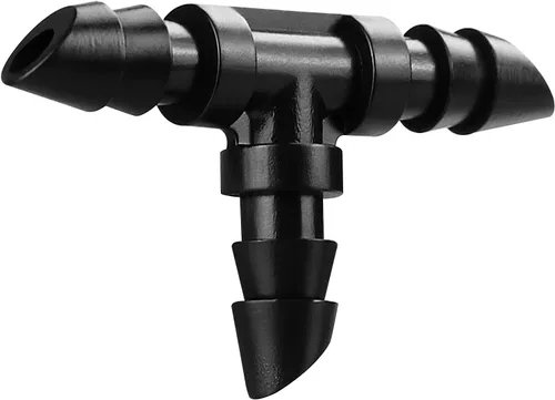 Miniatura 8 de Paquete de 70 conectores de púas universales para riego por goteo de 1/4 pulgadas, conectores de púas para tubos de goteo de 1/4 pulgadas