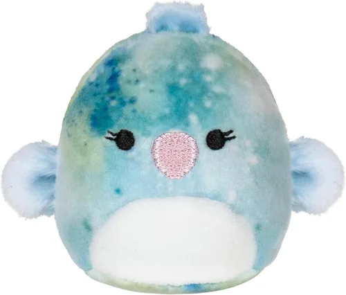 Miniatura 9 de Squishville de Original Squishmallows para jugar y exhibir almacenamiento - Incluyen cuatro peluches de 5 cm - Pie Grande, Axolotl, Loro, Camaleón
