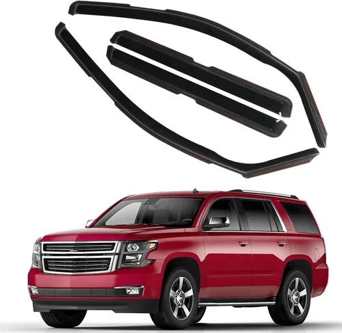 Miniatura 14 de Protectores de lluvia in Channel para Jeep Grand Cherokee L 2021, 2022, 2023, 2024, 2025 2026, deflectores de viento laterales duraderos, viseras