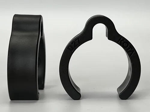 Miniatura 4 de KOTA Clips de manguera de polvo compatibles con manguera Festool Vacuum 1.063 in - Fabricado en Estados Unidos (negro)