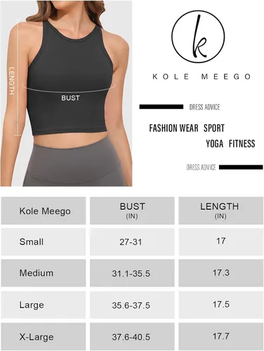 Miniatura 6 de Camisetas cortas para mujer, camisetas sin mangas recortadas de cuello alto, camisetas de yoga, camisetas atléticas, paquete de 4