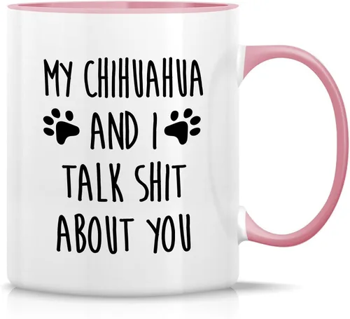 Miniatura 63 de Retreez - Taza divertida con texto en inglés "Funny Cute Golden Retriever Don't Stop Retrievin' Dog Lover", 325 ml, tazas de café de cerámica