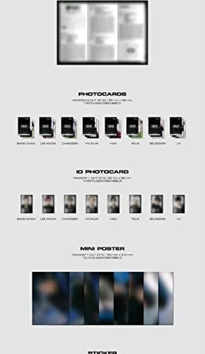 Miniatura 4 de Stray Kids ODDINARY 6º Mini álbum Versión Normal Contenido+Seguimiento Kpop Sellado (SET (CANEADO+MASCARA OFF))