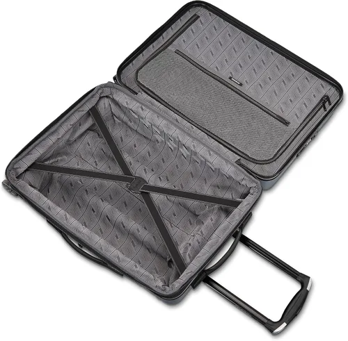 Miniatura 4 de Samsonite Omni 2 - Equipaje rígido extensible con ruedas giratorias, Plateado (Arctic Silver)