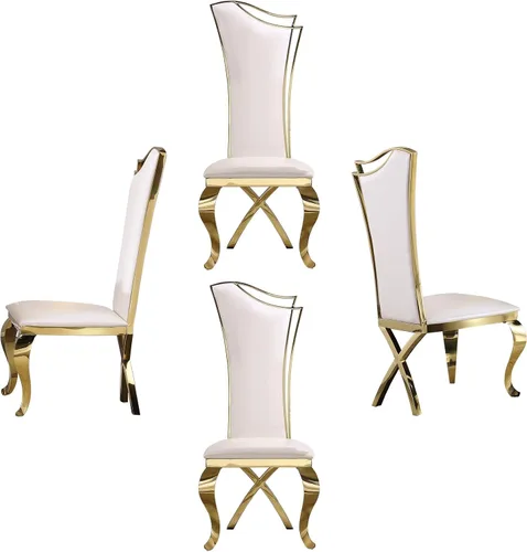 Miniatura 14 de ACEDÉCOR Juego de 2 sillas de comedor de terciopelo, sillas de cocina tapizadas de lujo negras con respaldo alto aerodinámico, modernas y hermosas