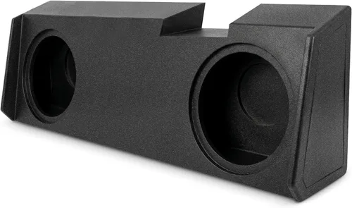 Miniatura 11 de QPower - Caja de subwoofer doble de 10 pulgadas para debajo del asiento, subcaja con puerto QBomb compatible con Chevy Silverado Crew y Double Cab
