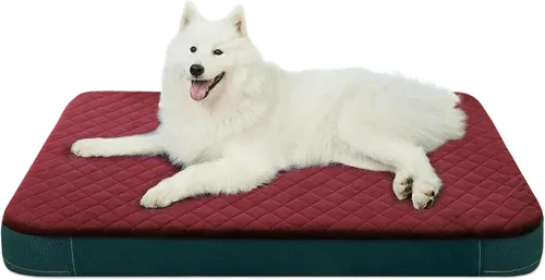 Miniatura 10 de Cama para Perros Extra Grandes, Colchón de Cama para Perros Jumbo de Espuma Ortopédica, Cama para Dormir de Mascotas de 47 Pulgadas para Alivio