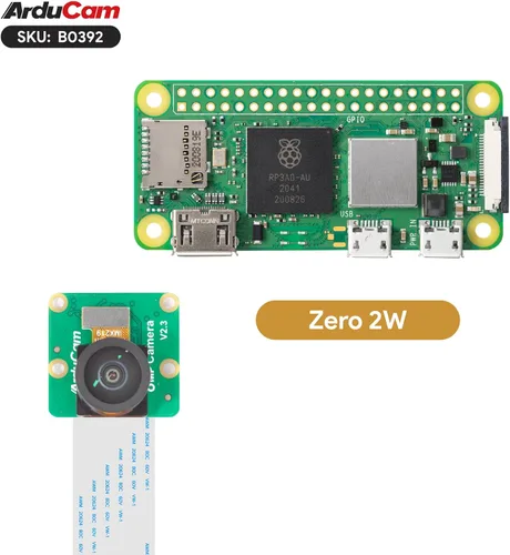 Miniatura 6 de Arducam Cámara ultra gran angular de 175 grados IMX219 de 8MP para Raspberry Pi, compatible con Pi 5, 4 Modelo B, 3/3B+ y Zero 2W