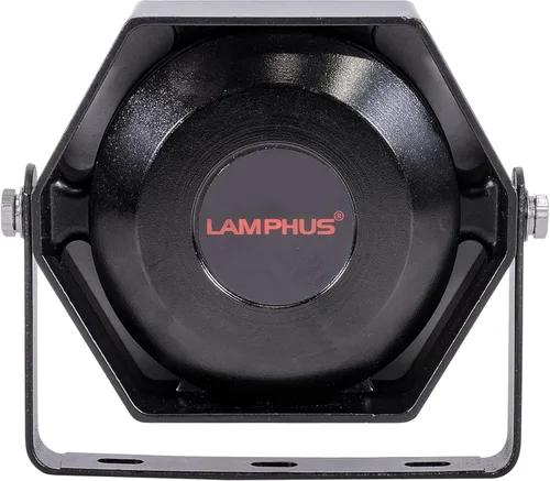 Miniatura 2 de SoundAlert - Altavoz de sirena de policía de 100 W [118-124 dB] [estilo delgado compacto] Altavoz de sirena para vehículos de advertencia