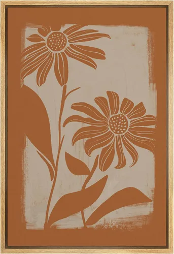 Miniatura 10 de SIGNFORD Lienzo impreso para pared, acuarela, floral, retro, abstracto, naturaleza, desierto, ilustraciones florales botánicas, arte moderno